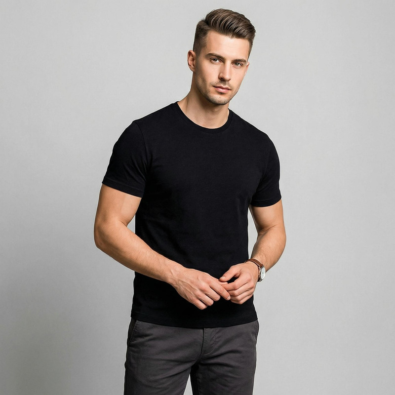 تی‌شرت آستین کوتاه مردانه اسپست مدل ASP-TSBK